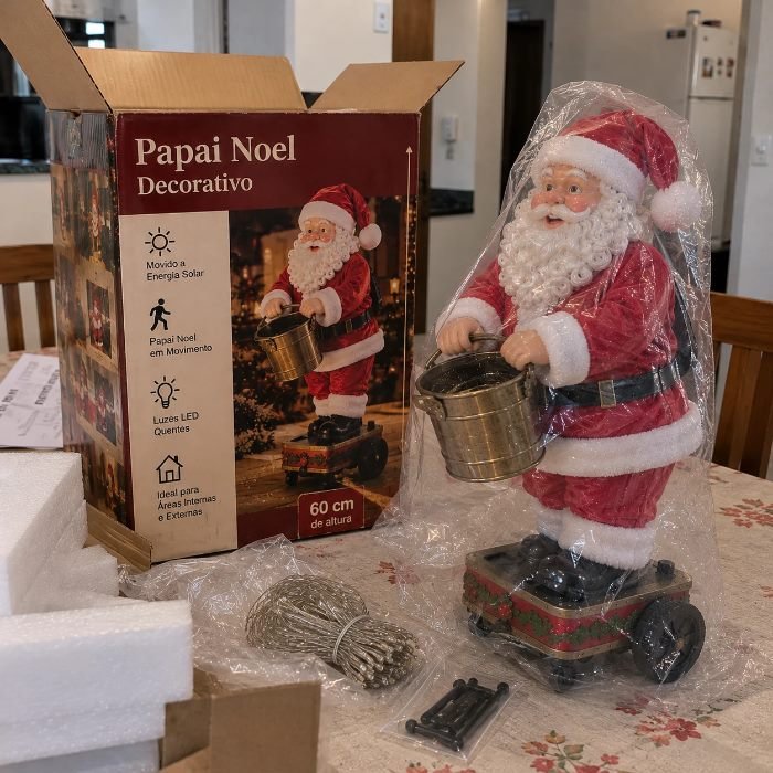 Foto da cliente Juliana: Papai Noel saindo da caixa