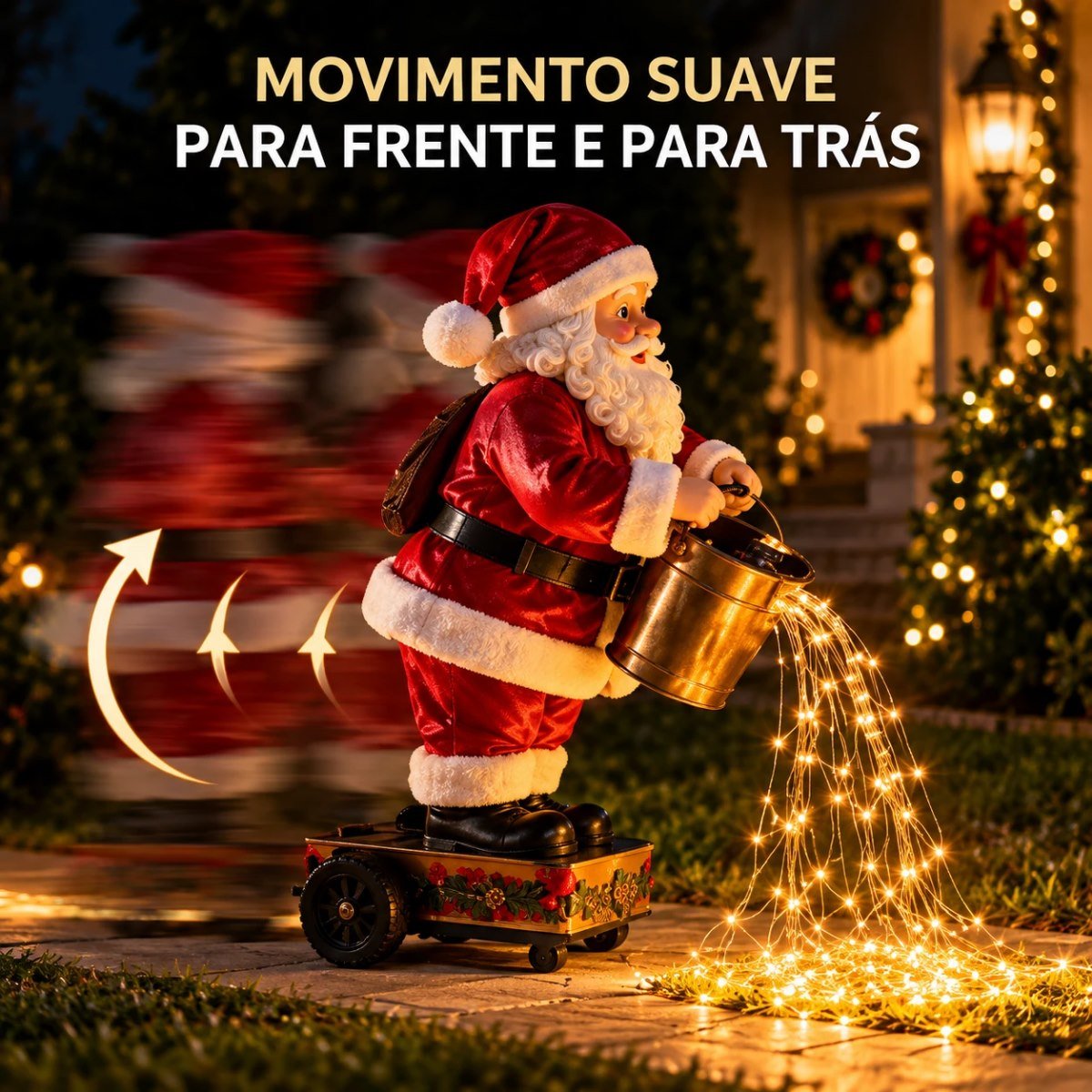 Movimento suave para frente e para trás